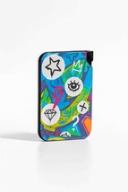 RFID Slim Wallet for Men &amp; Teens - Aluminium Pop Up Card Holder - Graffi... - $496.00 MXN
