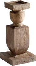 Sculpture CYAN DESIGN Control Large Weathered Gray Wood Carved - £692.48 GBP