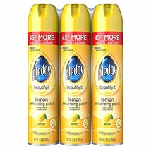 Pledge Furniture Spray, Lemon (14.2oz, 3pk.) - $25.38