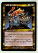 Noble Panther - Invasion Edition - Magic The Gathering Card - $1.49