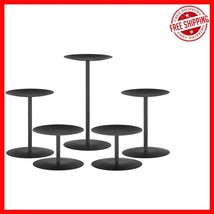 Stylish Matte Finish Iron Pillar Candle Holders - Perfect for Centerpieces - $36.85