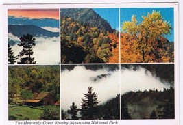 North Carolina Postcard Heavenly Great Smoky Mountains National Park Multi View - £2.31 GBP