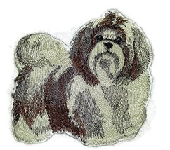 Amazing Custom Dog Portraits[Shih Tzu ] Embroidered Iron On/Sew Patch [4&quot; x 4.1&quot; - £10.27 GBP