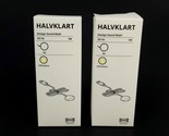 (Lot of 2) Ikea Halvklart 2 Pack LED Cabinet Spotlight White Bookshelf L... - $25.73