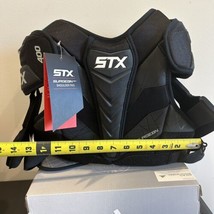 STX Surgeon 400 Shoulder Pad Lacrosse Youth Large Intermediate Black NWT - $50.00