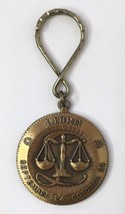 LIBRA Astrological Sign Medallion Keychain Astrology Zodiac Sign Balance... - $10.00