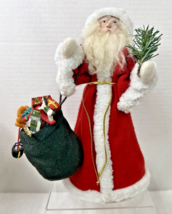 1992 Linda Soeby Santa Claus Father Christmas Old World Figurine 11&quot; Toy... - $88.61