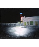 16x12 Giclee Print Signed, Bus Stop Macon Georgia , Richard Dean Barham - $40.62 CAD