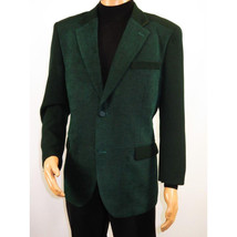 Men's Zacchi Sport Coat Patch Elbow Chenille Velveteen Bryan Green 74524 image 4