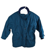 Teal Pacific Trail Coat Womens sz 2X Chore Barn Jacket Flannel Lined Blu... - $83.16