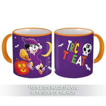 Dalmatian Halloween : Gift Mug Pumpkin Trick or Treat Skull Bat Kids Broom - £12.51 GBP