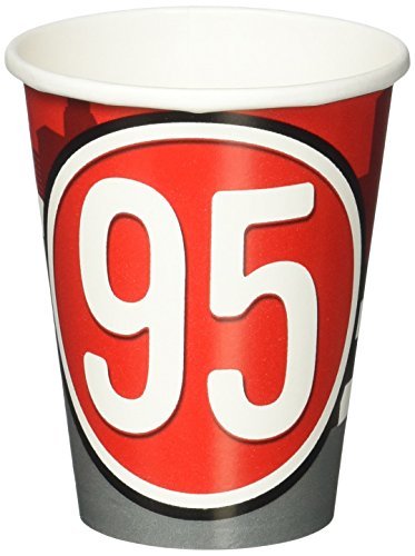 Disney Cars Formula Racer Birthday Party Paper Cups , Pack Of 8, Bright ... - $3.99