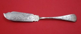 Vanderslice Coin Silver Pickle Knife Bright-Cut with Flowers 7 3/4&quot; - $2,054.55 MXN