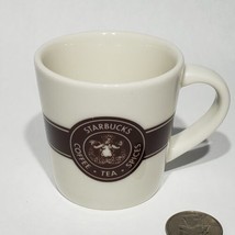 Starbucks Brown Mermaid Logo Brown Stripe Coffee Tea Spices Mini 3 oz Mug 2016 - £9.45 GBP