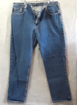 Ralph Lauren Mens Jeans 40&quot; Waist 34&quot; Inseam Polo Jean Co Dark Blue Vintage - £20.27 GBP