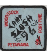 VINTAGE WOODSTOCK PETAWAWA FORT PINE CAMP SLUSH 1996 BOY SCOUT PATCH - £5.11 GBP