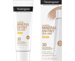 Neutrogena Purescreen+ Mineral UV Tint Face Liquid SPF30 Medium 1.1 oz 0... - £12.90 GBP