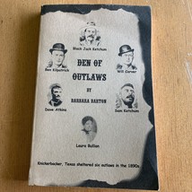 Signed Copy Den of Outlaws by Barbara Barton Paperback Train Robbers Nor... - $536.91 MXN