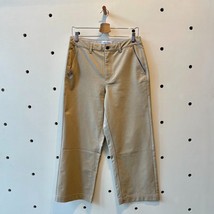 8 - Ministry of Supply Tan Wrinkle Free Cropped Straight Leg Pants 0705SG - $45.00
