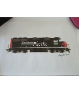 SOUTHERN PACIFIC DIESEL POSTER PRINT 1992 BY ANDY FITT 8.5&quot;H X 13.75&quot;W - $12.07