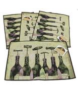 Sanctuary Wine Place Mats Set of 4 18x12.5 Inches - £15.85 GBP