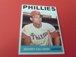 1964 Topps Johnny Callison # 135 Phillies Nm / Mint Or Better !! - £30.03 GBP