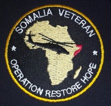 SOMALI SOMALIA VETERAN Black Hawk Patriotic Military Embroidered Polo Shirt - £27.93 GBP+