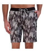 Eddie Bauer Men&#39;s Size XXL Black Built in Liner Volley Swim Trunk Shorts... - $11.69