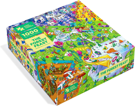 The Forest Feast • 1000 Piece Jigsaw Puzzle from the Magic Puzzle • Series Two - £28.47 GBP