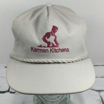 Karman Kitchens Vintage Snapback  Hat Adjustable Ball Cap Made in USA - £15.78 GBP