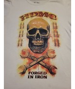 Harley-Davidson Short sleeve T Shirt Men&#39;s Size Large Skull Cross Wrench... - £9.41 GBP