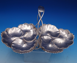 Reed and Barton Sterling Silver Candy Dish Leaf Motif with Handle #X103 ... - £435.51 GBP