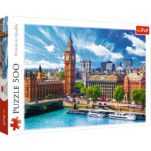 500 Piece Jigsaw Puzzles, Sunny Day in London, London England Puzzle, Big Ben an - £12.58 GBP