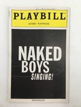 2001 Playbill The Actors&#39; Playhouse Tom Gualtieri in Naked Boys Singing - $14.20