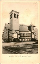 Vtg Postcard 1910s Beaver PA The First Christian Church 381 Iroquois Pl UNP - £9.36 GBP