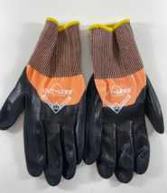 Majestic Cut Less 35-6474 Orange Black Nitrile Gloves sz XL - £11.07 GBP