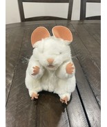 Folkmanis Folk Tails White Mouse Rat Plush Hand Puppet Doll Long Tail  7” - $14.84