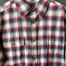 Orvis Plaid Crushed Herringbone Active Fit Shirt Long Sleeve - Men&#39;s Size M - €21,99 EUR