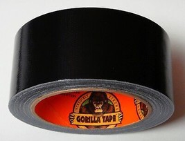 BLACK GORILLA TAPE double thick Heavy Duty 1.8&quot;x30 yard Roll Duct Adhesi... - $44.21