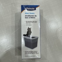 Petmate Top Entry Litter Pan Liners 8 count, New Open Box - $15.52