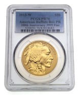 2013-W G $ 50 Oro Americana Buffalo Retromarcia a Prova Di Selezionato P... - $94,377.28 MXN