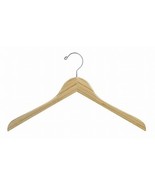 17&quot; Light Bamboo Dress Hanger (pack of 10) - $33.98 CAD