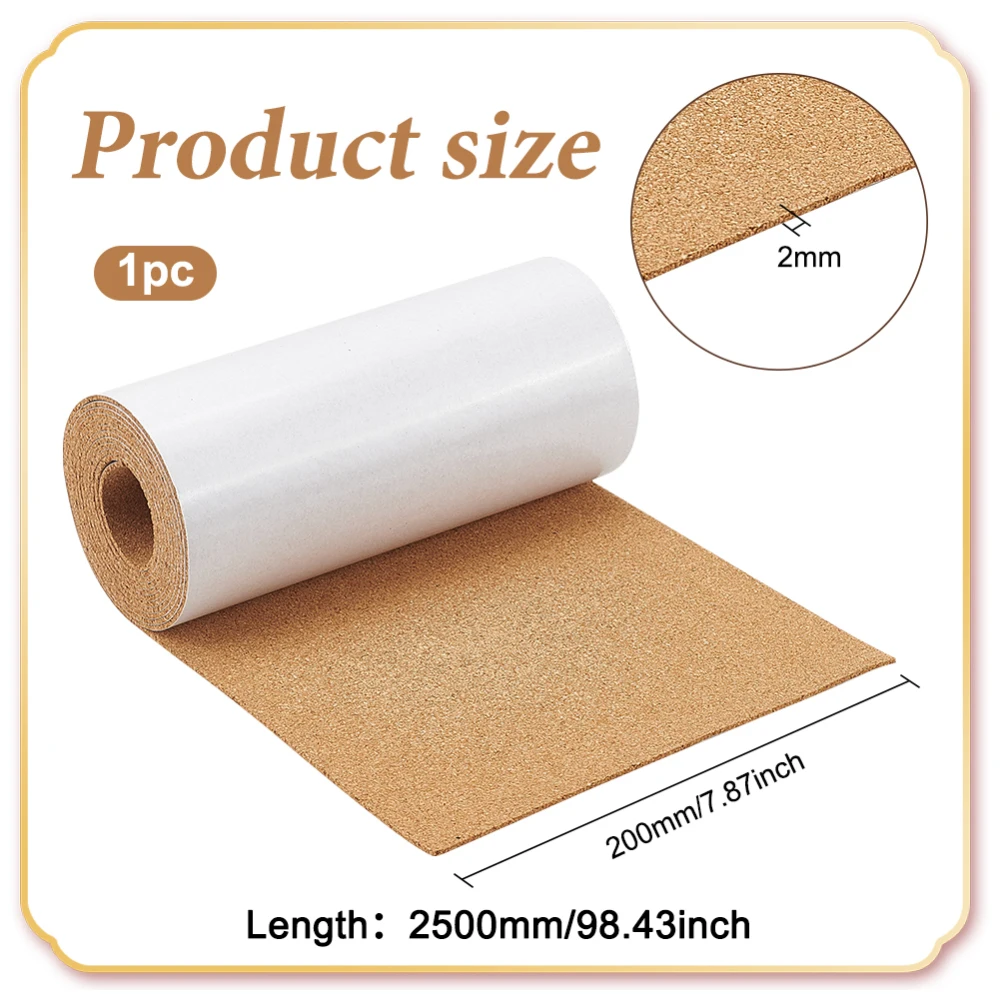 1 Roll 6m Cork Insulation for Coaster Wall Decoration Party and -AECH03-... - €20,13 EUR