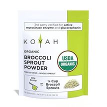 KOYAH - Organic USA Broccoli Sprout Powder (1 Scoop = 1/4 Cup Sprouts): ... - $68.80