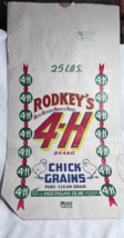 Rodkey&#39;s 4-H Chick Grains 25 Lbs Eagle Milling Co Inc Edmond Oklahoma Em... - £31.93 GBP