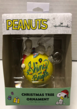 Peanuts SNOOPY Hallmark 2022 Shiny and Bright Christmas Ornament NEW - £11.34 GBP