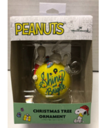 Peanuts SNOOPY Hallmark 2022 Shiny and Bright Christmas Ornament NEW - £11.73 GBP