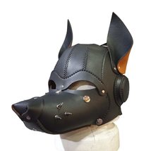 Pet Play Leather Dog Mask  - £245.13 GBP+
