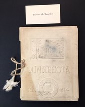 Antique 1914 University of Minnesota Graduation Commencement Program Boo... - $89.99