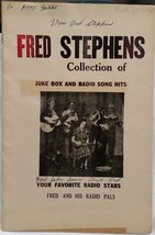 FRED STEPHENS / ORIGINAL 1948 SONG FOLIO / SOUVENIR PROGRAM - VG CONDITION - £15.80 GBP